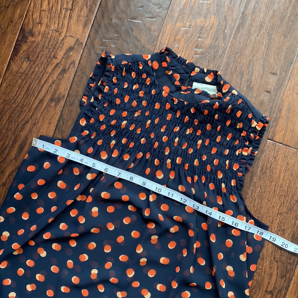 MAEVE Anthropologie TankTop Blouse Navy Size 4 - Picture 9 of 10